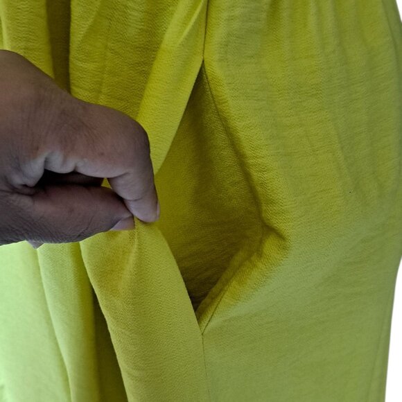 DKNY Puff-Sleeve Zip-Front Woven Dress--Side XL--NWT - Picture 6 of 7